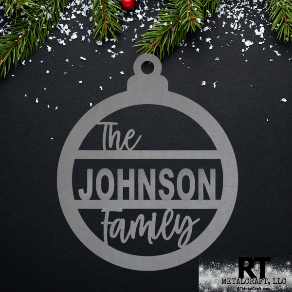 Family Name Ornament