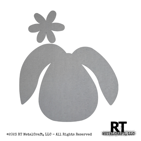 Bare Metal - Bunny Head With Flower