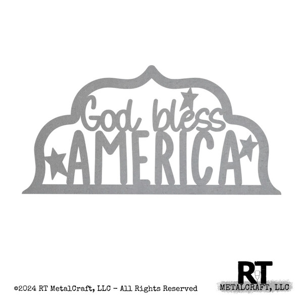 Door Hanger Top - God Bless America