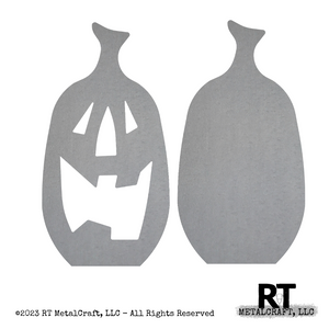 Bare Metal Double Layered Jack o lantern