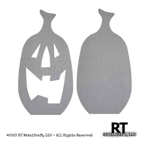 Bare Metal Double Layered Jack o lantern