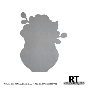 Bare Metal - Floral Vase