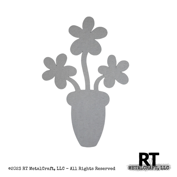 Bare Metal - Flower Pot