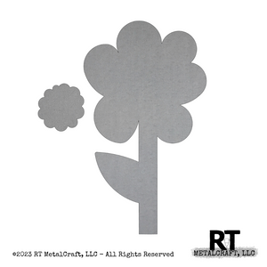 Bare Metal - Flower With Leaf
