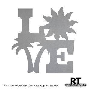 Love Summer Sun Palm Tree
