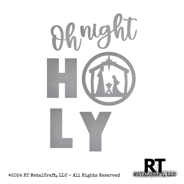 Porch Candy® - OH HOLY NIGHT NATIVITY- Bare Metal Design Set (Copy)