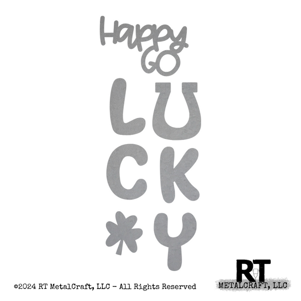 Porch Candy® - HAPPY GO LUCKY - Bare Metal Design Set