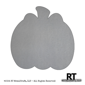 Bare Metal Pumpkin with Big Tail Bow