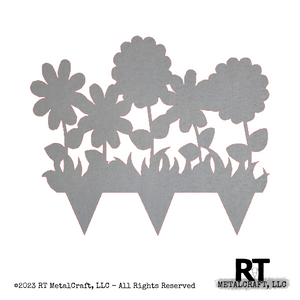 Bare metal row flowers