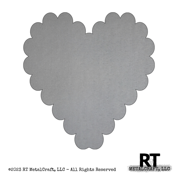 Bare Metal - Scallop Heart