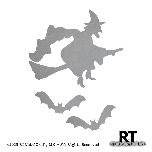 Bare Metal Witch With Bats