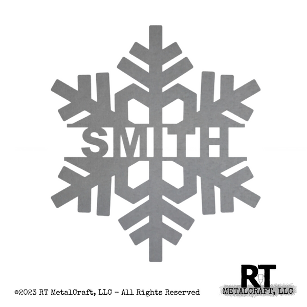 Custom Name Split Snowflake