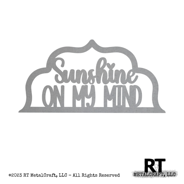 Door Hanger Top - Sunshine On My Mind
