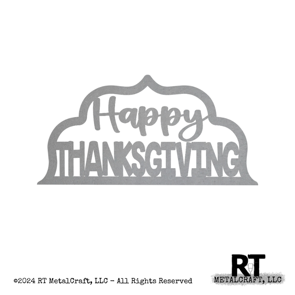 Door Hanger Top - Happy Thanksgiving