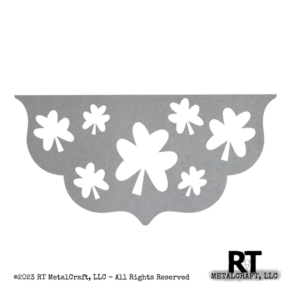 Door Hanger Bottom - Cutout Shamrocks