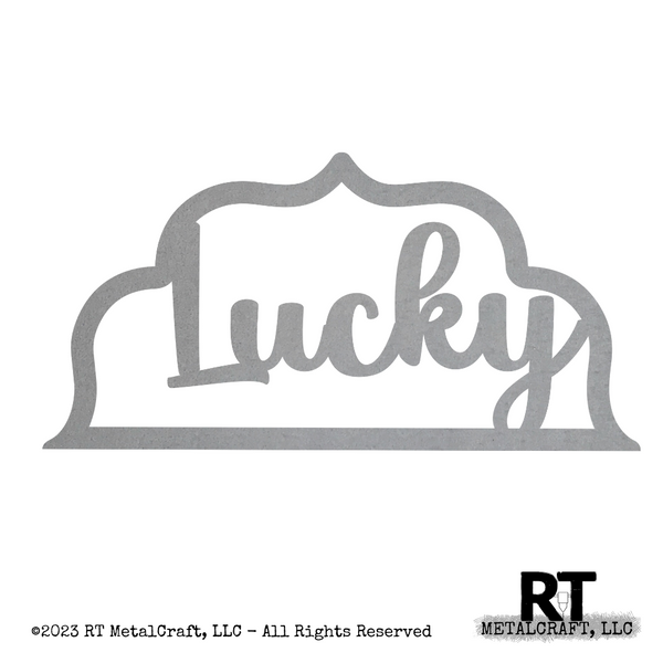 Door Hanger Top - Lucky