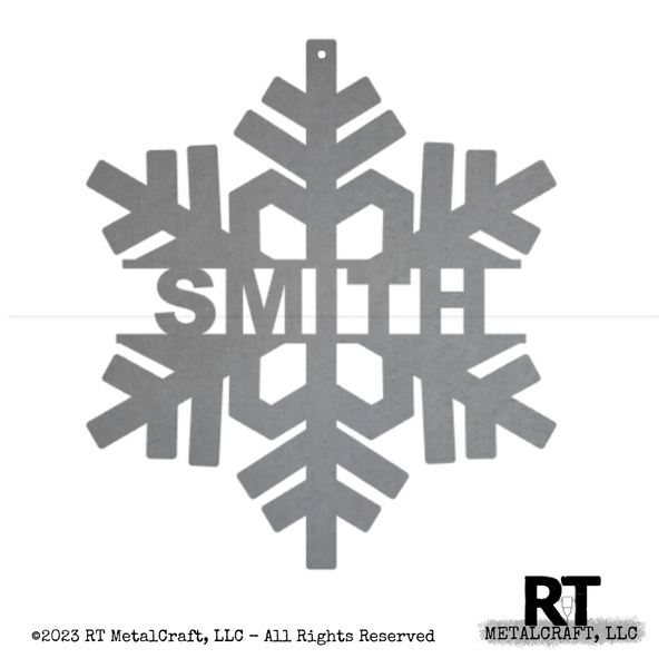 Custom Name Split Snowflake