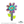 Bare Metal Tall Layered Flower