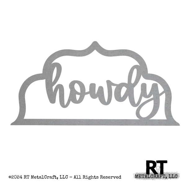 Door Hanger Top - Howdy