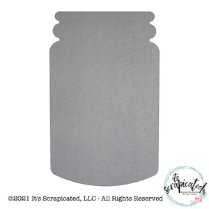 Bare metal mason jar