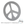 Bare Metal - Peace Sign 22 inch  