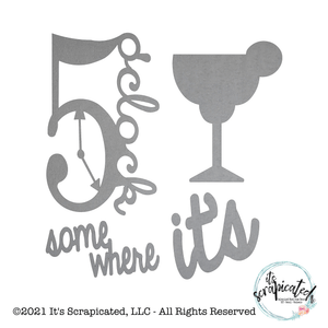 Porch Candy® - IT'S 5 O'CLOCK SOMEWHERE - Bare Metal Design Set 