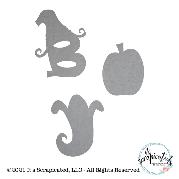 Porch Candy® - BOO - Bare Metal Design Set  