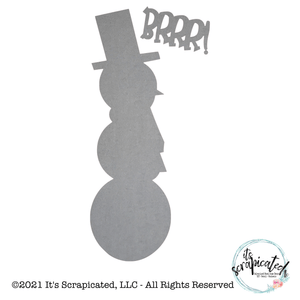 Porch Candy® - BRRR SNOWMAN - Bare Metal Design Set  