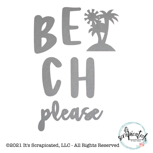 Porch Candy® - BEACH PLEASE - Bare Metal Design Set  