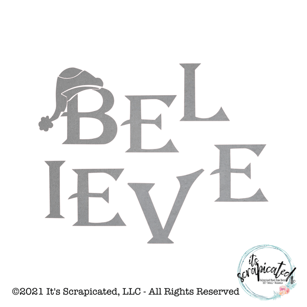 Porch Candy® - BELIEVE - Bare Metal Design Set 