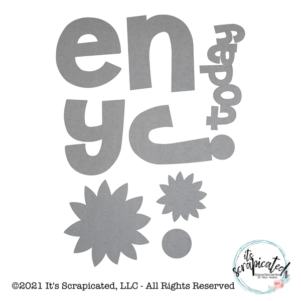 Porch Candy® - ENJOY TODAY - Bare Metal Design Set 