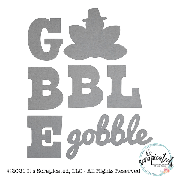 Porch Candy® - GOBBLE GOBBLE - Bare Metal Design Set 