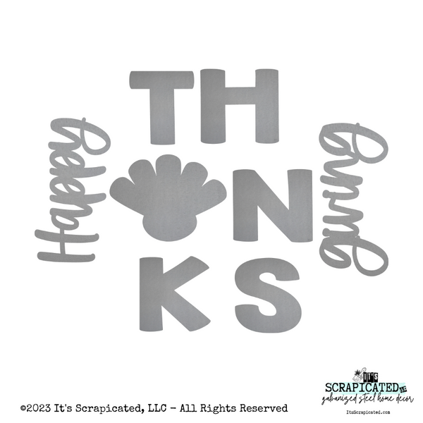 Porch Candy® - HAPPY THANKSGIVING - Bare Metal Design Set