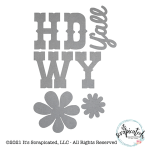 Porch Candy® - HOWDY Y'ALL - Bare Metal Design Set 