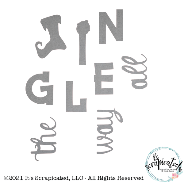 Porch Candy® - JINGLE ALL THE WAY - Bare Metal Design Set