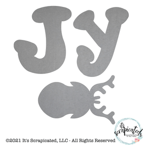 Porch Candy® - JOY REINDEER - Bare Metal Design Set  