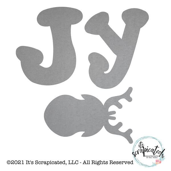 Porch Candy® - JOY REINDEER - Bare Metal Design Set  