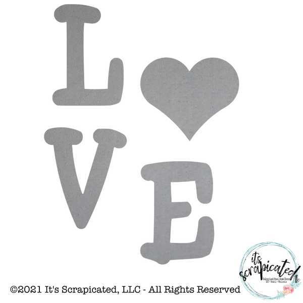 Porch Candy® - LOVE - Bare Metal Design Set