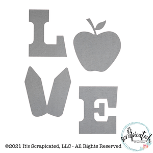 Porch Candy® - LOVE TEACH - Bare Metal Design Set 