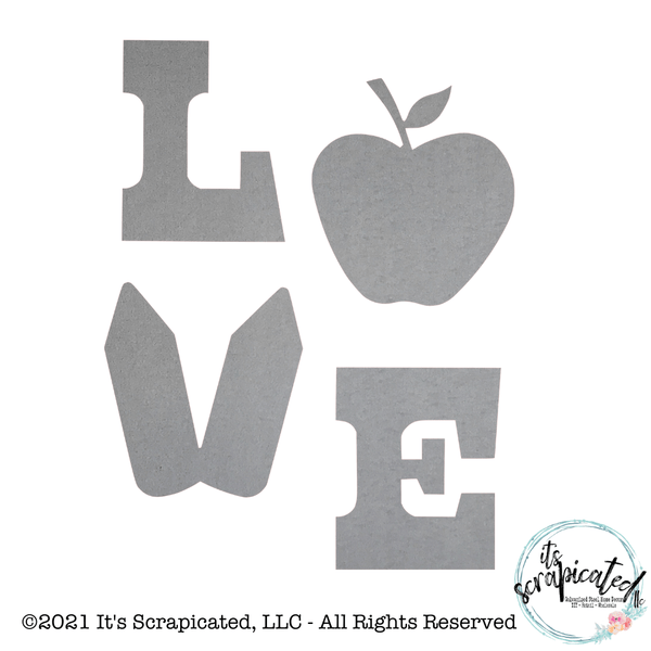 Porch Candy® - LOVE TEACH - Bare Metal Design Set 
