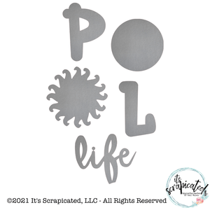 Porch Candy® - POOL LIFE - Bare Metal Design Set  