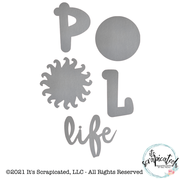 Porch Candy® - POOL LIFE - Bare Metal Design Set  