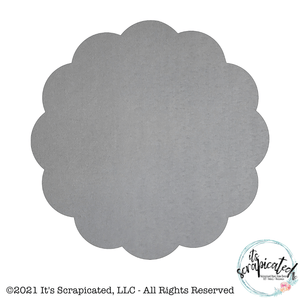 Bare Metal - Scalloped Circle  