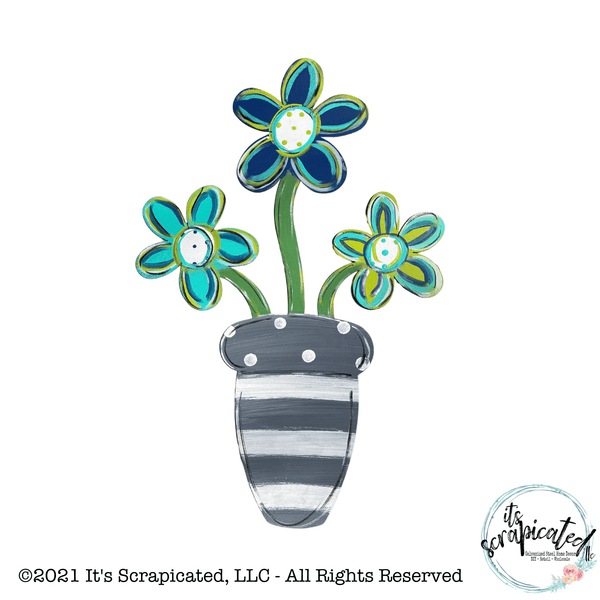 Bare Metal - Flower Pot