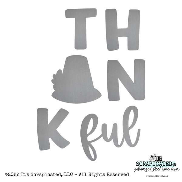 Porch Candy® - THANKFUL - Bare Metal Design Set  