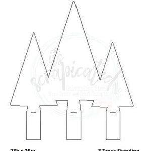 Bare Metal - 3 Trees Standing It's Scrapicated, LLC 