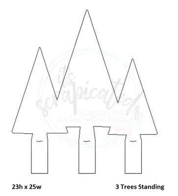 Bare Metal - 3 Trees Standing It's Scrapicated, LLC 