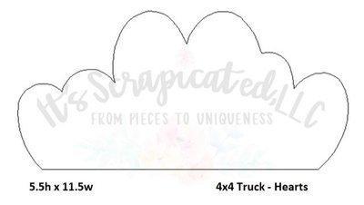 Bare Metal - 4X4 Truck - Hearts 