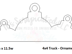 Bare Metal - 4X4 Truck - Ornaments 