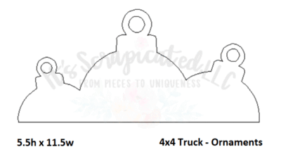Bare Metal - 4X4 Truck - Ornaments 